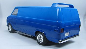 Blue Chevy Van
